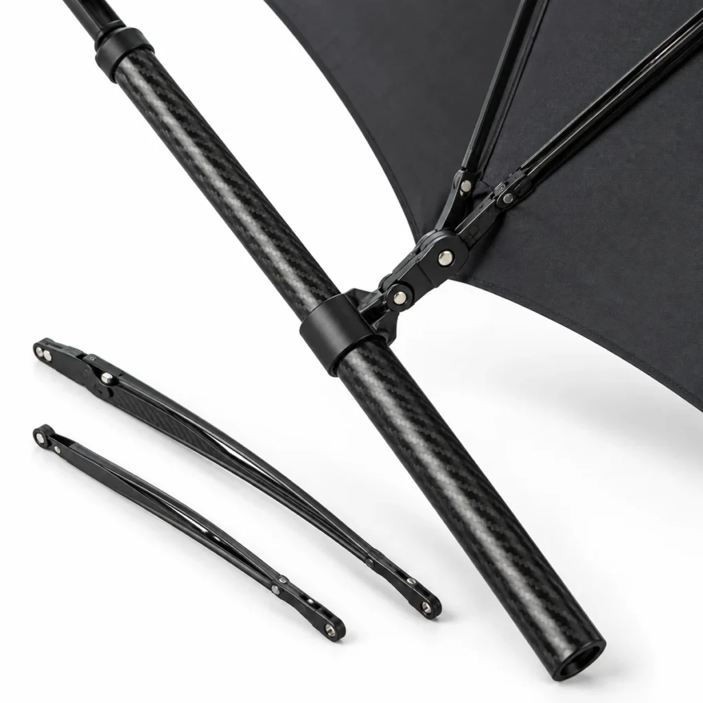 frame carbon — umbrella customization illustration