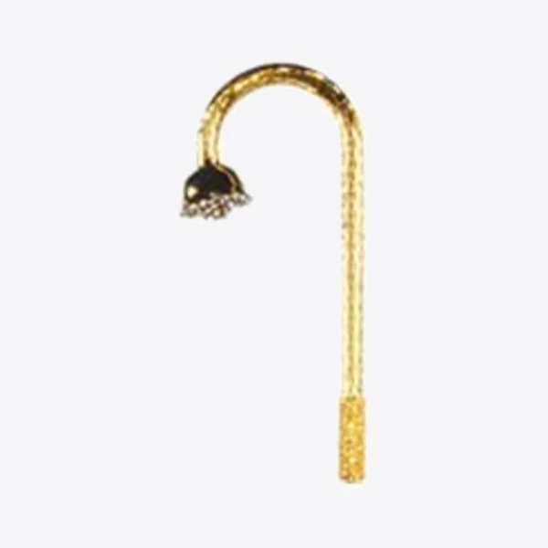 PH-T021 flower-detail crook umbrella handle